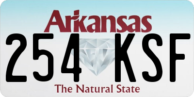 AR license plate 254KSF