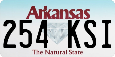 AR license plate 254KSI