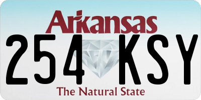 AR license plate 254KSY