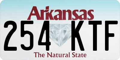 AR license plate 254KTF