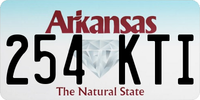 AR license plate 254KTI