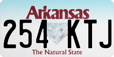 AR license plate 254KTJ