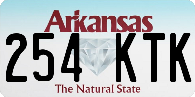 AR license plate 254KTK
