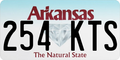 AR license plate 254KTS