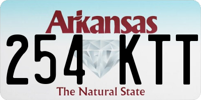 AR license plate 254KTT