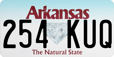 AR license plate 254KUQ