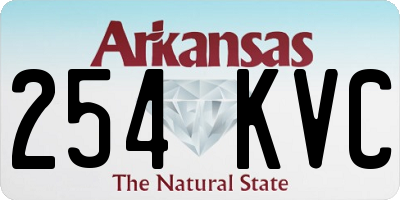 AR license plate 254KVC