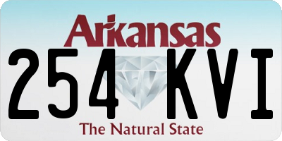AR license plate 254KVI
