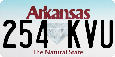 AR license plate 254KVU