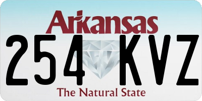 AR license plate 254KVZ