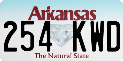 AR license plate 254KWD