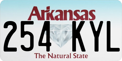 AR license plate 254KYL