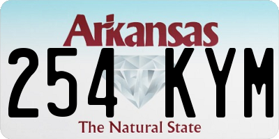 AR license plate 254KYM