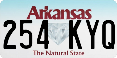 AR license plate 254KYQ