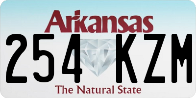 AR license plate 254KZM