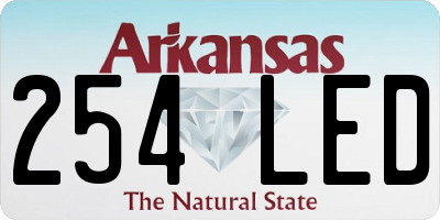 AR license plate 254LED