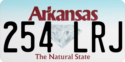 AR license plate 254LRJ