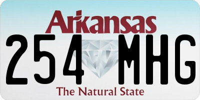 AR license plate 254MHG