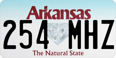 AR license plate 254MHZ