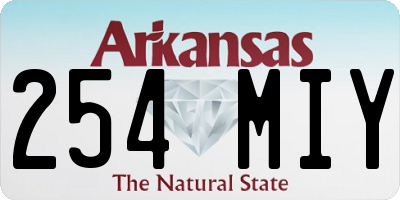 AR license plate 254MIY