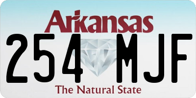 AR license plate 254MJF