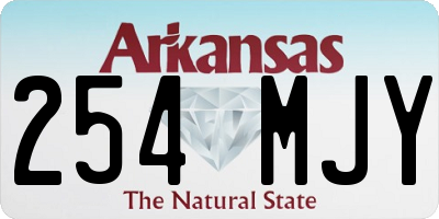 AR license plate 254MJY