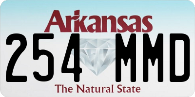 AR license plate 254MMD