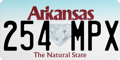 AR license plate 254MPX