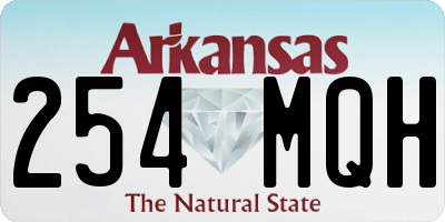 AR license plate 254MQH