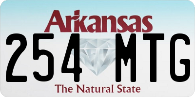 AR license plate 254MTG