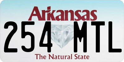 AR license plate 254MTL
