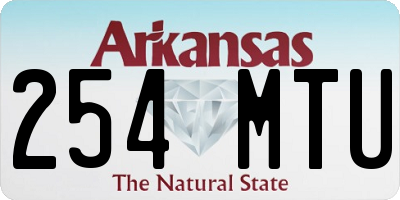 AR license plate 254MTU
