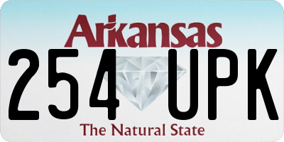 AR license plate 254UPK