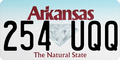 AR license plate 254UQQ