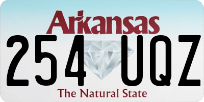 AR license plate 254UQZ