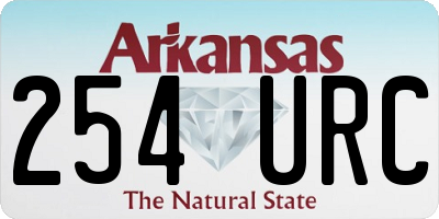 AR license plate 254URC
