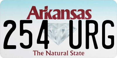 AR license plate 254URG