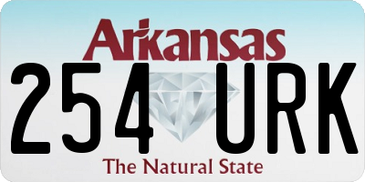AR license plate 254URK