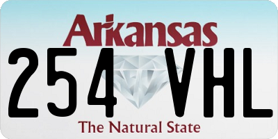 AR license plate 254VHL