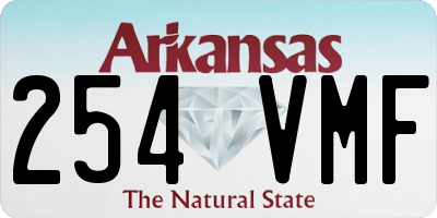 AR license plate 254VMF