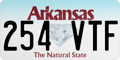 AR license plate 254VTF