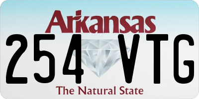 AR license plate 254VTG