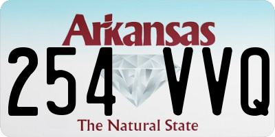 AR license plate 254VVQ
