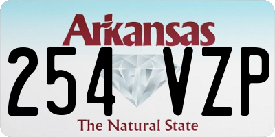 AR license plate 254VZP