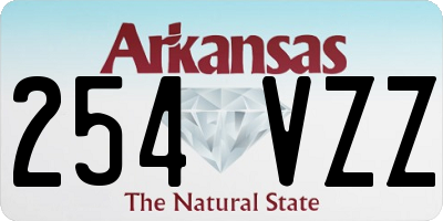 AR license plate 254VZZ
