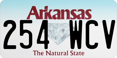 AR license plate 254WCV