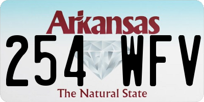 AR license plate 254WFV