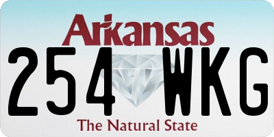 AR license plate 254WKG
