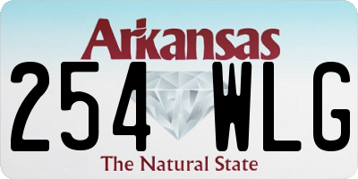 AR license plate 254WLG