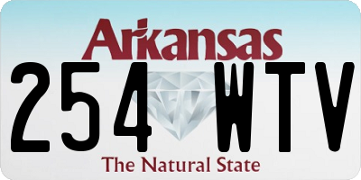 AR license plate 254WTV